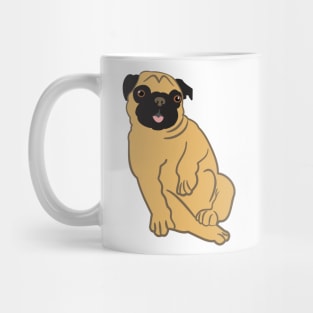 Adorable Fawn Pug Mug